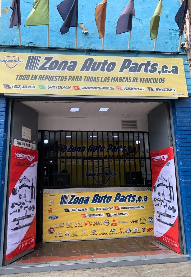 Fachada de ZONA AUTO PARTS C.A 490